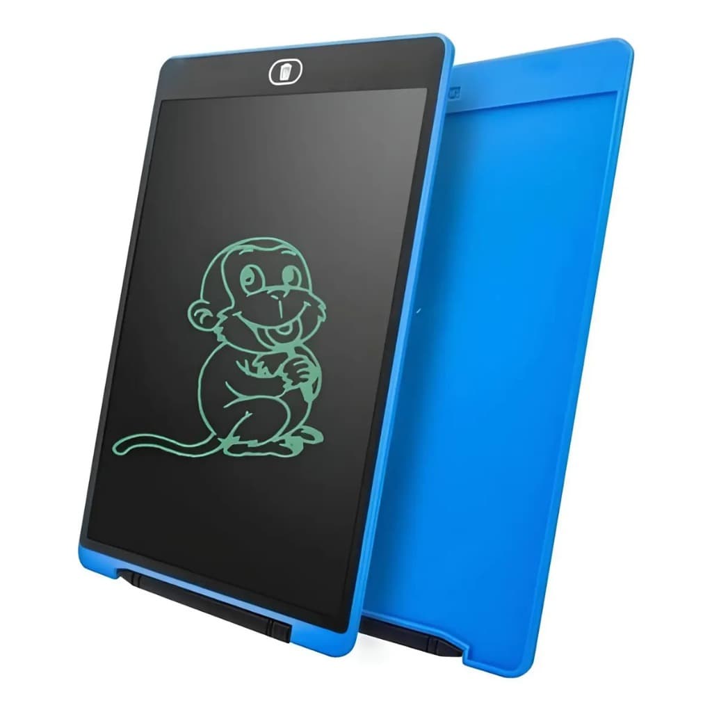 Lousa Mágica LCD 10 Polegadas Escrita Colorida Educativa Leve Reutilizável Ideal para Crianças e Anotações Azul