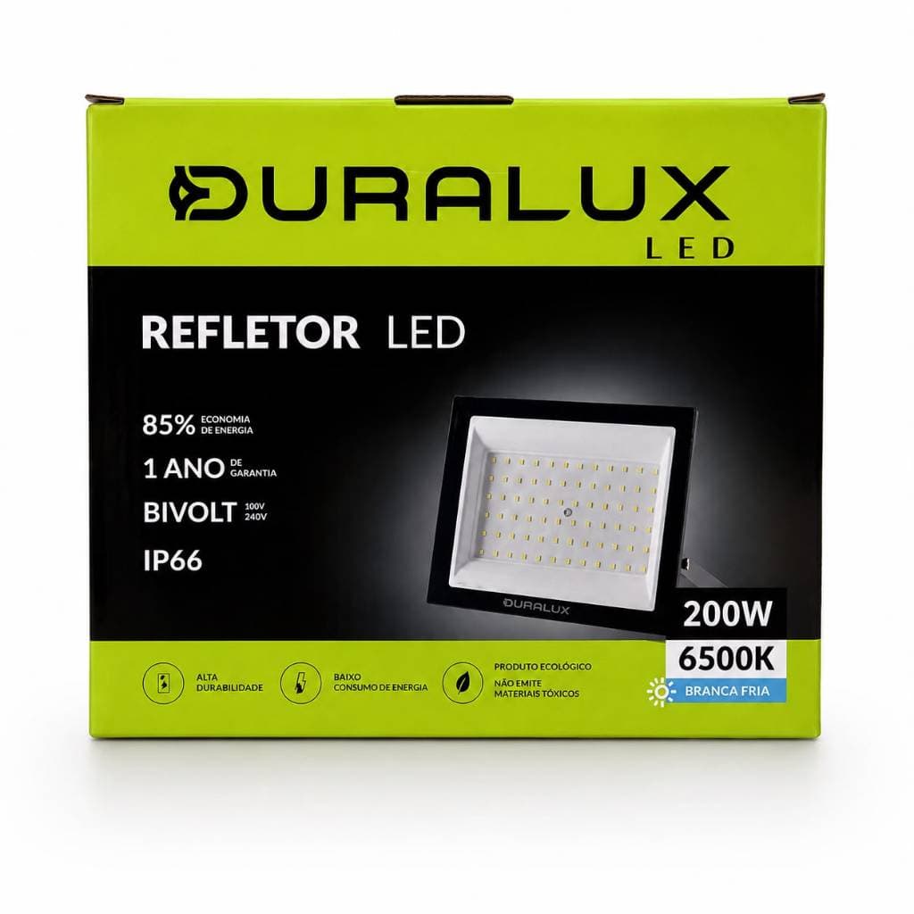 Refletor Led 200w 6500k Branco Frio