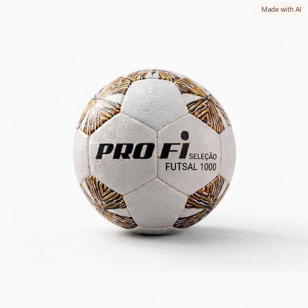 Bola de Futebol de Salão Futsal Oficial Costurada Profi