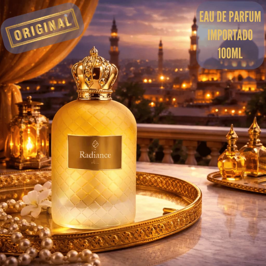 Perfume Árabe Mawwal Radiance Linha Love Collection Original Selo de Autenticidade