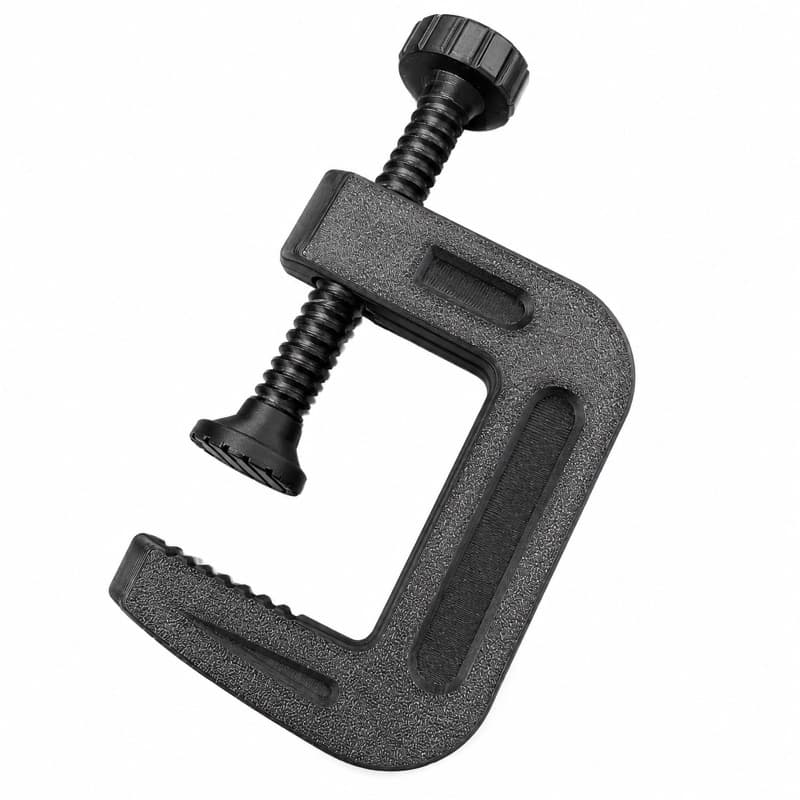 Grampo Aperto Sargento Tipo G 65mm em PLA Resistente Fixação em Mesas Bancadas