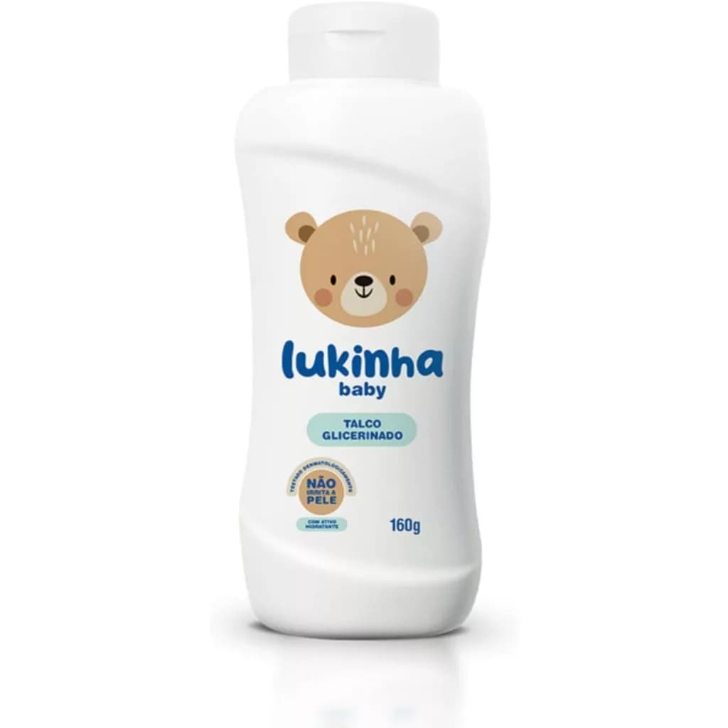 Talco Lukinha Baby Glicerinado 160g