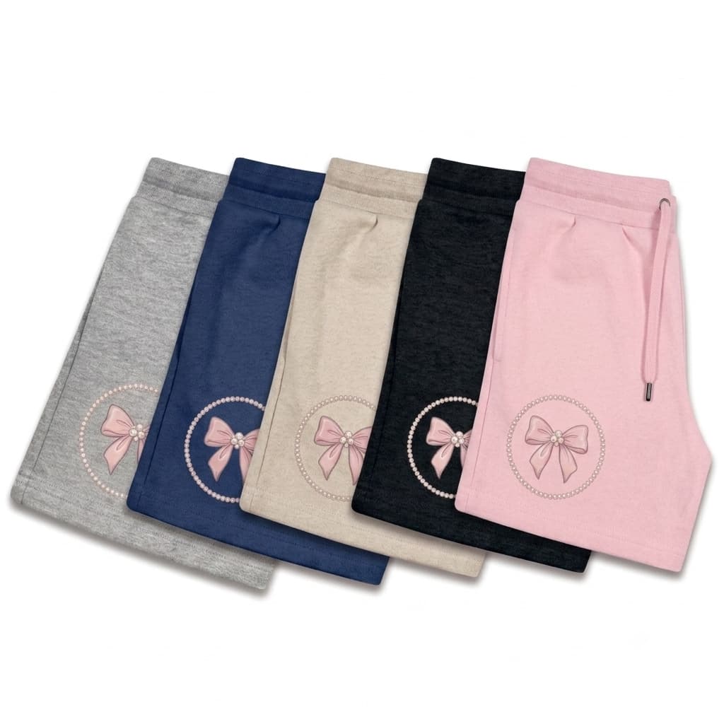 Short Moletom Infantil Feminino --Laçinho – Conforto e Liberdade para o Dia a Dia