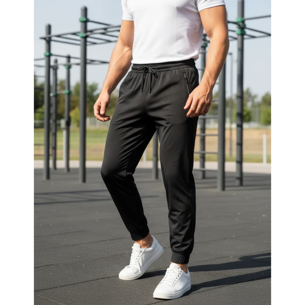 Calça Masculina Elastano Esportiva Fitness Treino Corrida