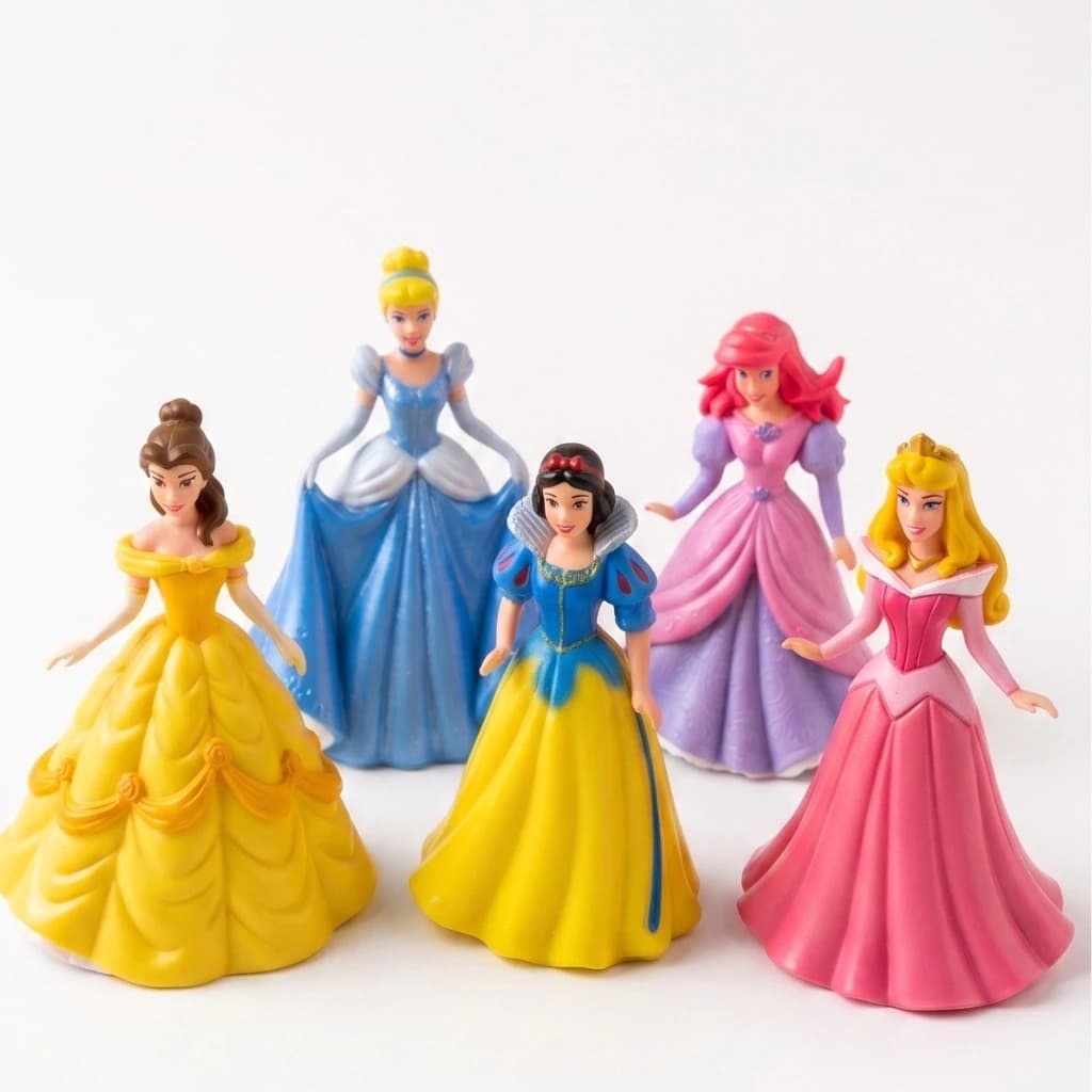 Kit Mini Bonecas Princesas da Disney Colecionáveis