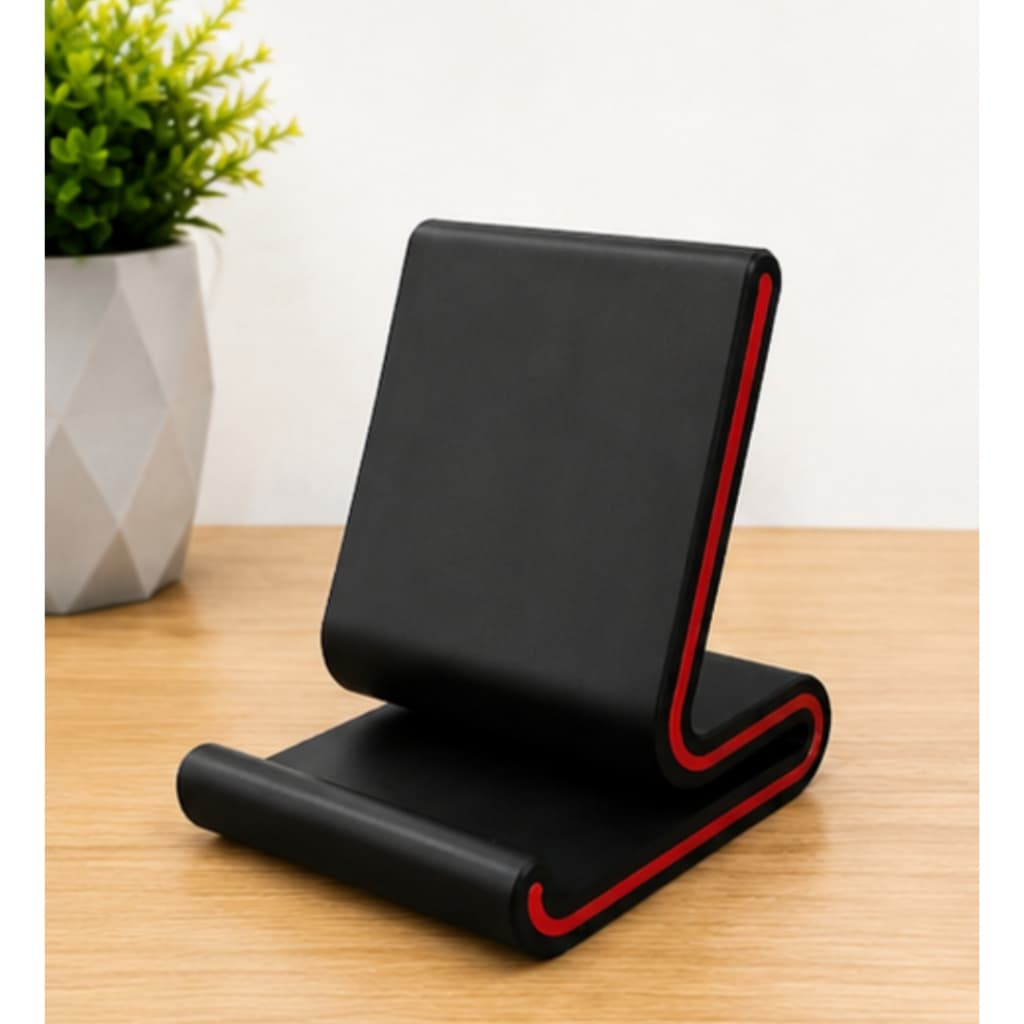Suporte para Celular/Tablet em Impressão 3D – Design Moderno Bicolor Decorativo - DM3D
