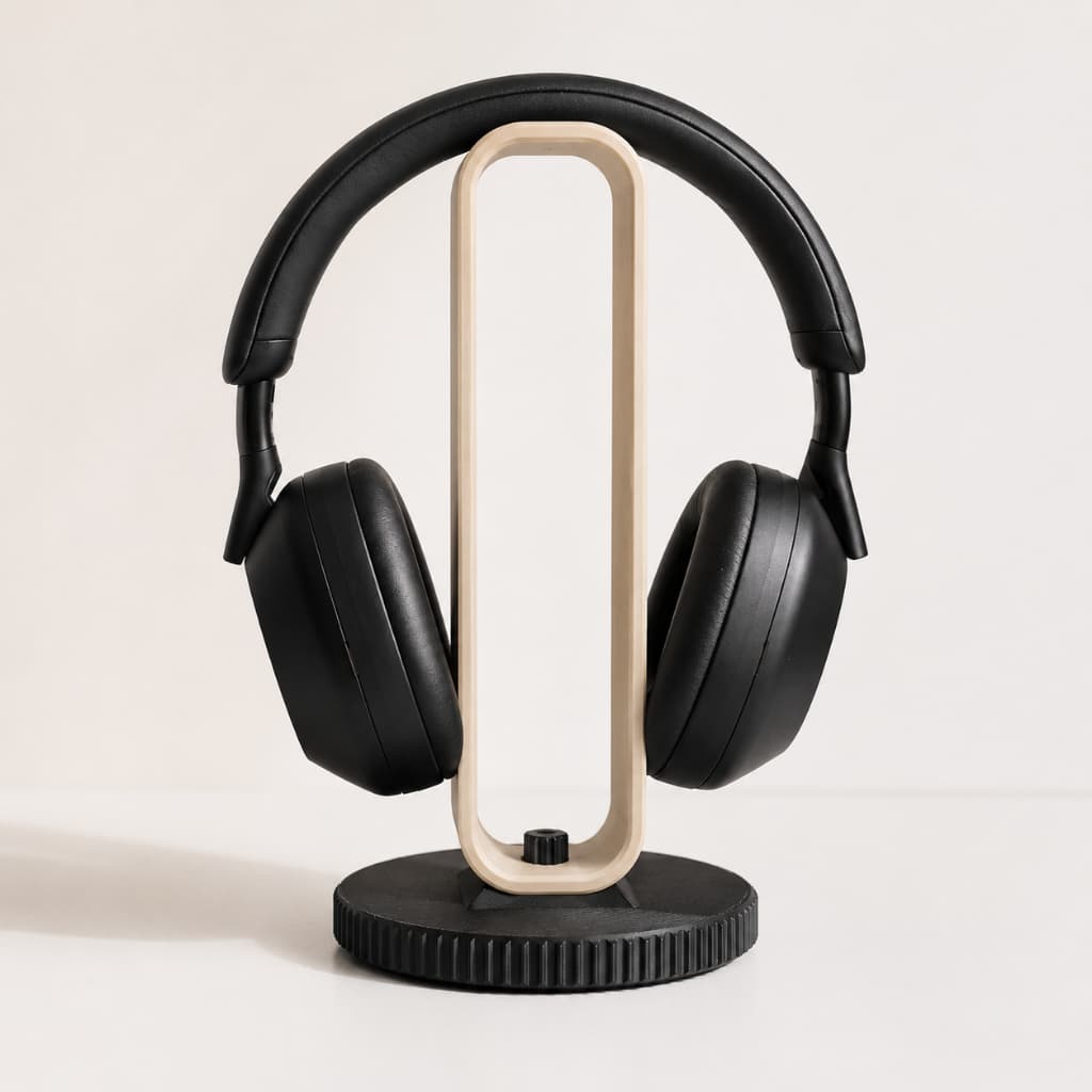 Suporte para Headphone Fone de Ouvido de Mesa Minimalista