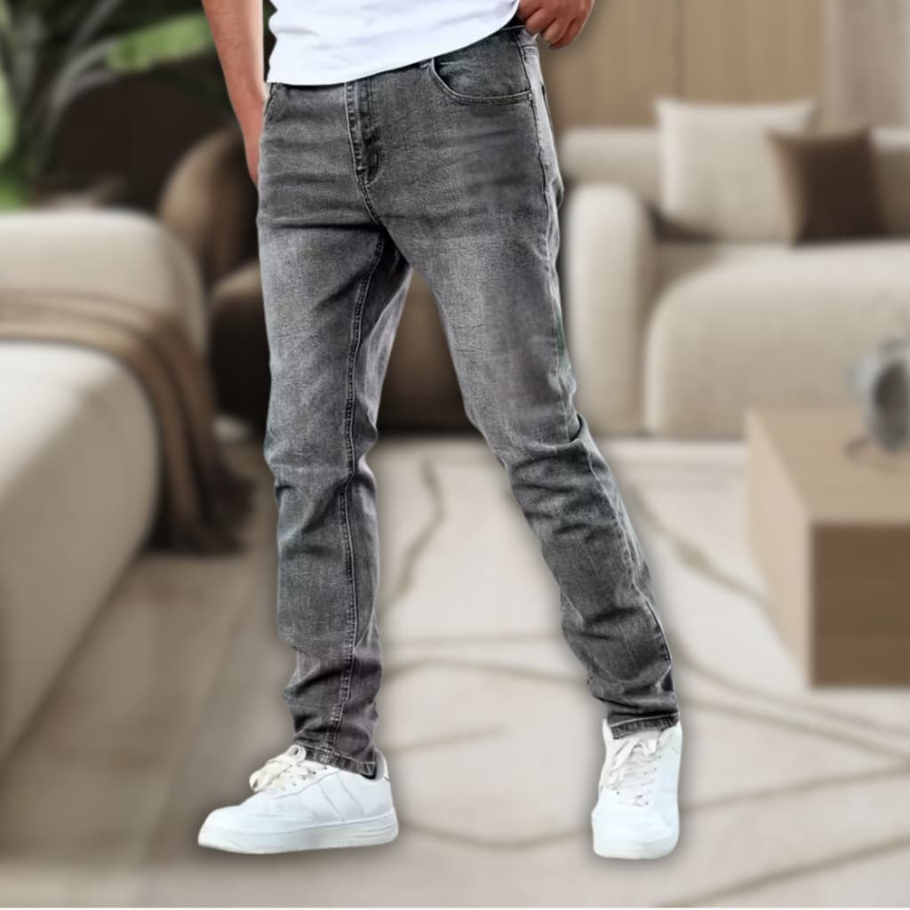 Calcas Jeans Masculino Zíper Lycra Jeans Stretch Fabricantes Preços Especiais Venda Direta