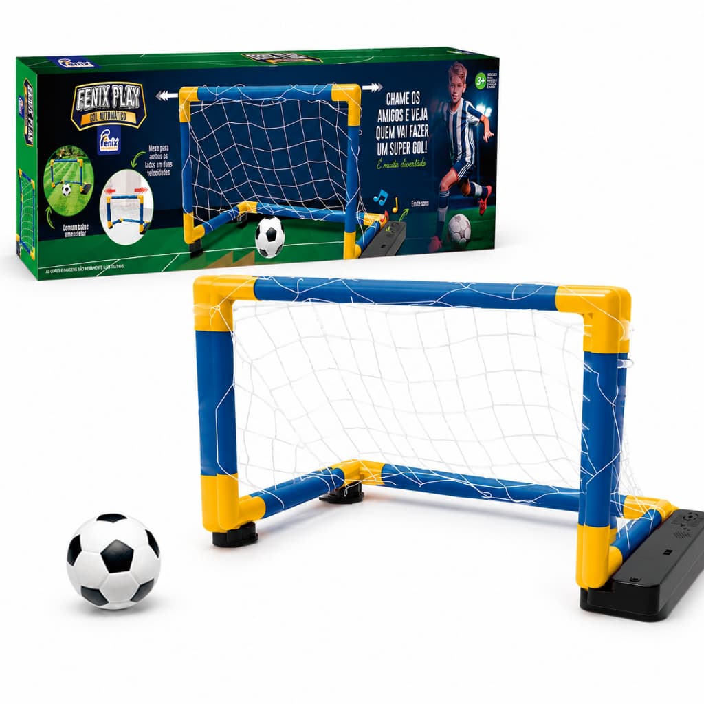 Trave Futebol Infantil Gol Automático Que Se Move Com Bola