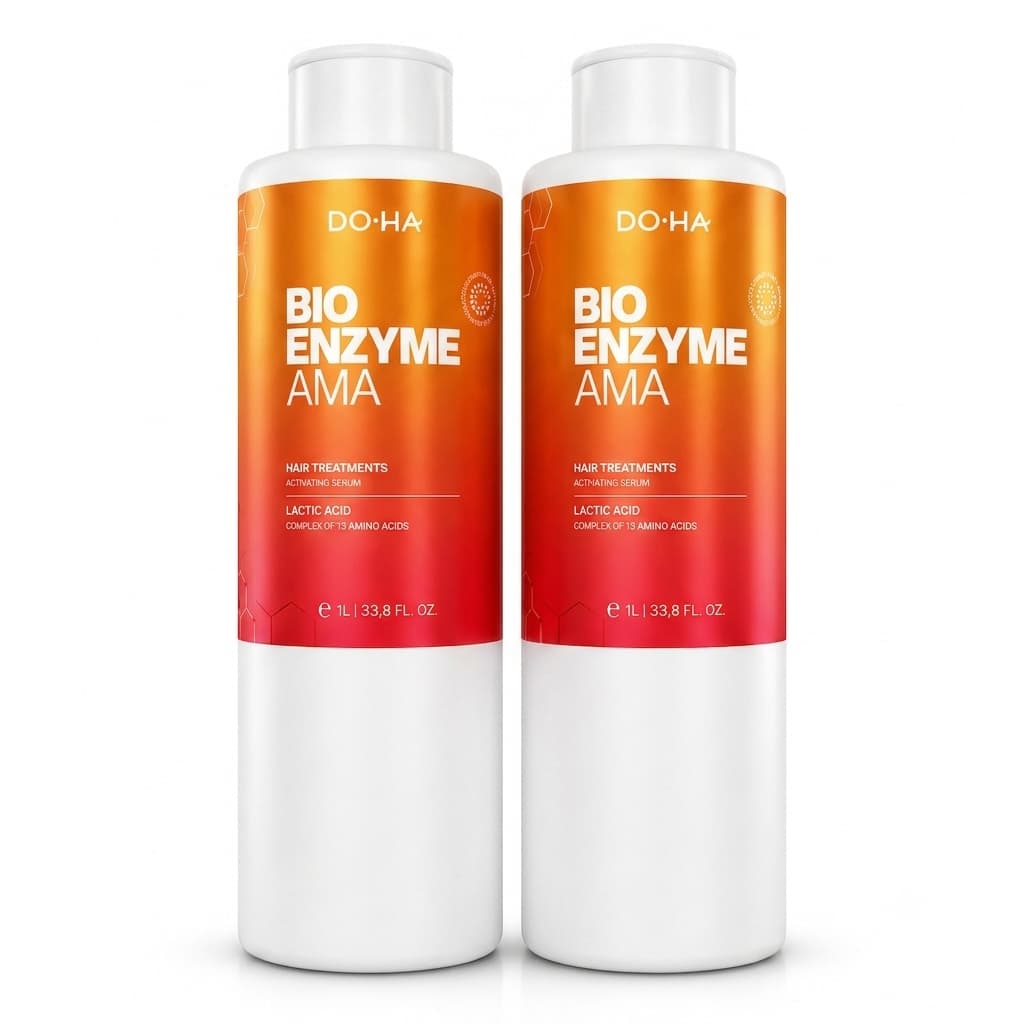 Redutor bioenzyme AMA tratamento redução volume seguro brilho maciez - keratin