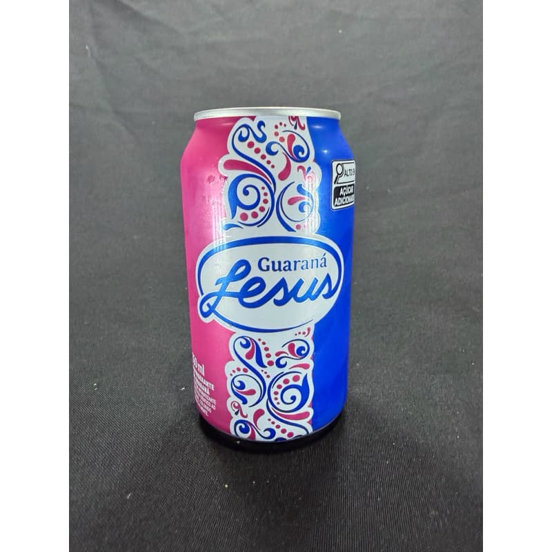 Guarana jesus lata 350ml - Famoso refrigerante Rosa
