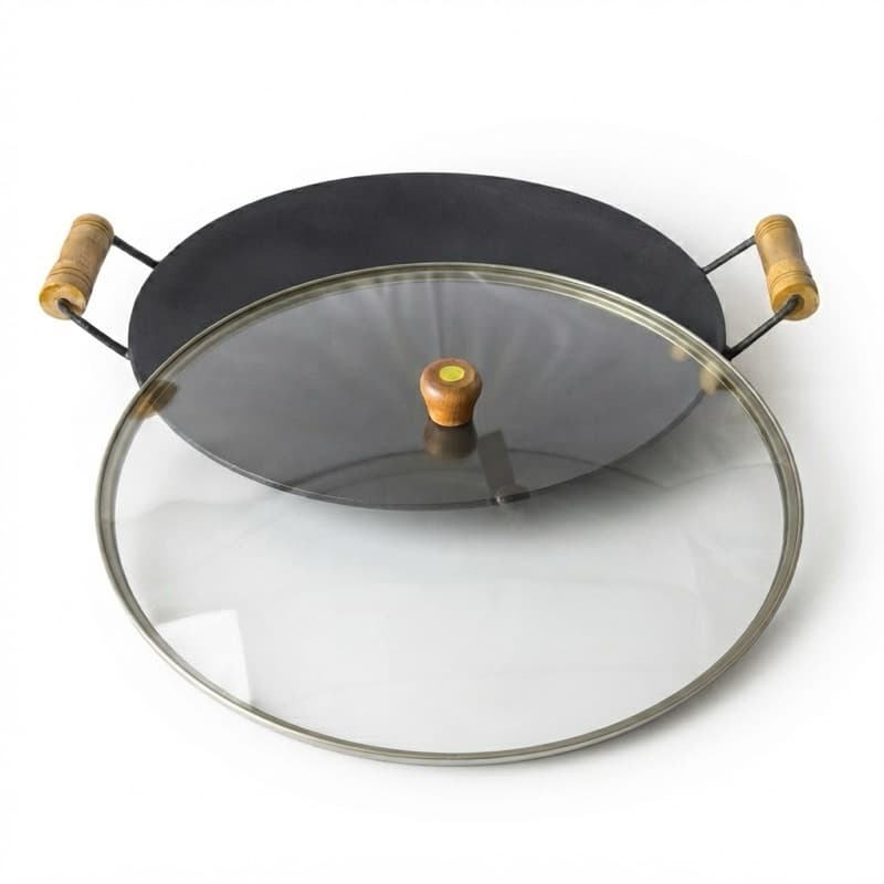 Disco de arado grande original 52 ou 42 cm de alça a alça frigideira Bifeira ferro