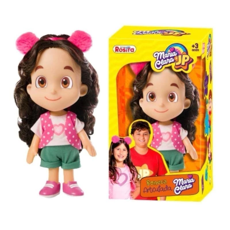 Boneca Infantil Maria Clara ou JP pra Brincar e enfeitar! 18cm ! 28cm !