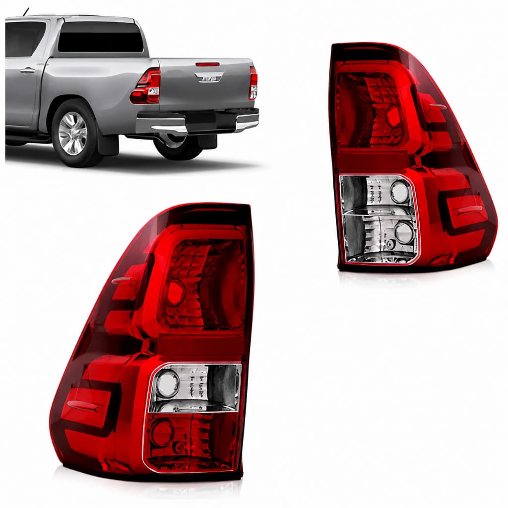 Par Lanterna Traseira Toyota Hilux 2016 2017 2018 2019 2020