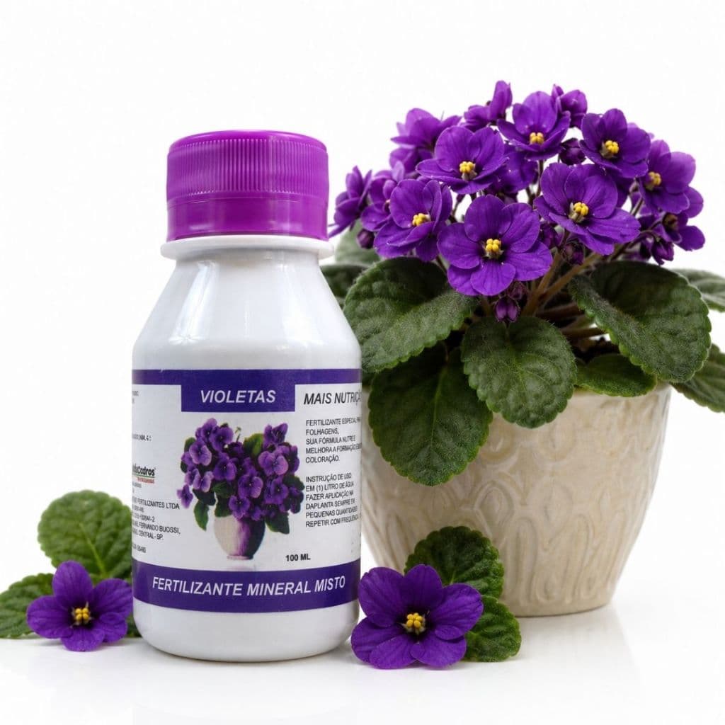 Fertilizante Adubo Violeta 100ml Floração Nutrição Completa