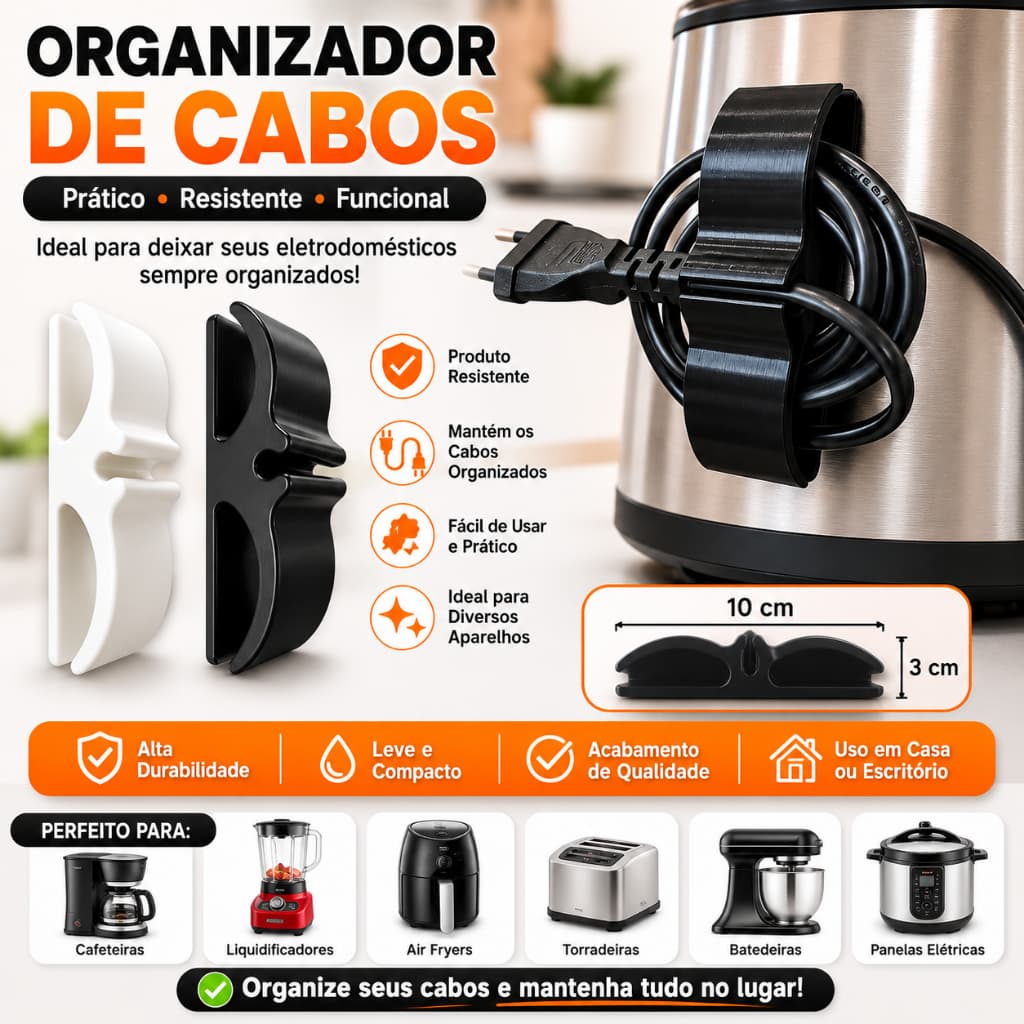 Kit Suporte Do Cabo Clipe Universal O Invólucro Cord Organizador Para Cabos De Armazenamento