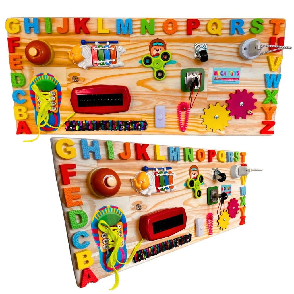 Painel Sensorial Montessoriano Educação Infantil De Parede Autismo