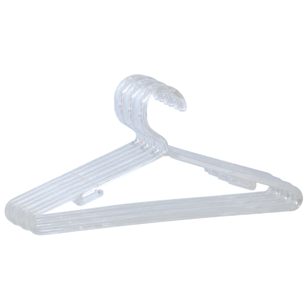 Kit 40 unidades Cabide Zeek Infantil 28cm acrílico Sustentável grosso cristal resistente atacado
