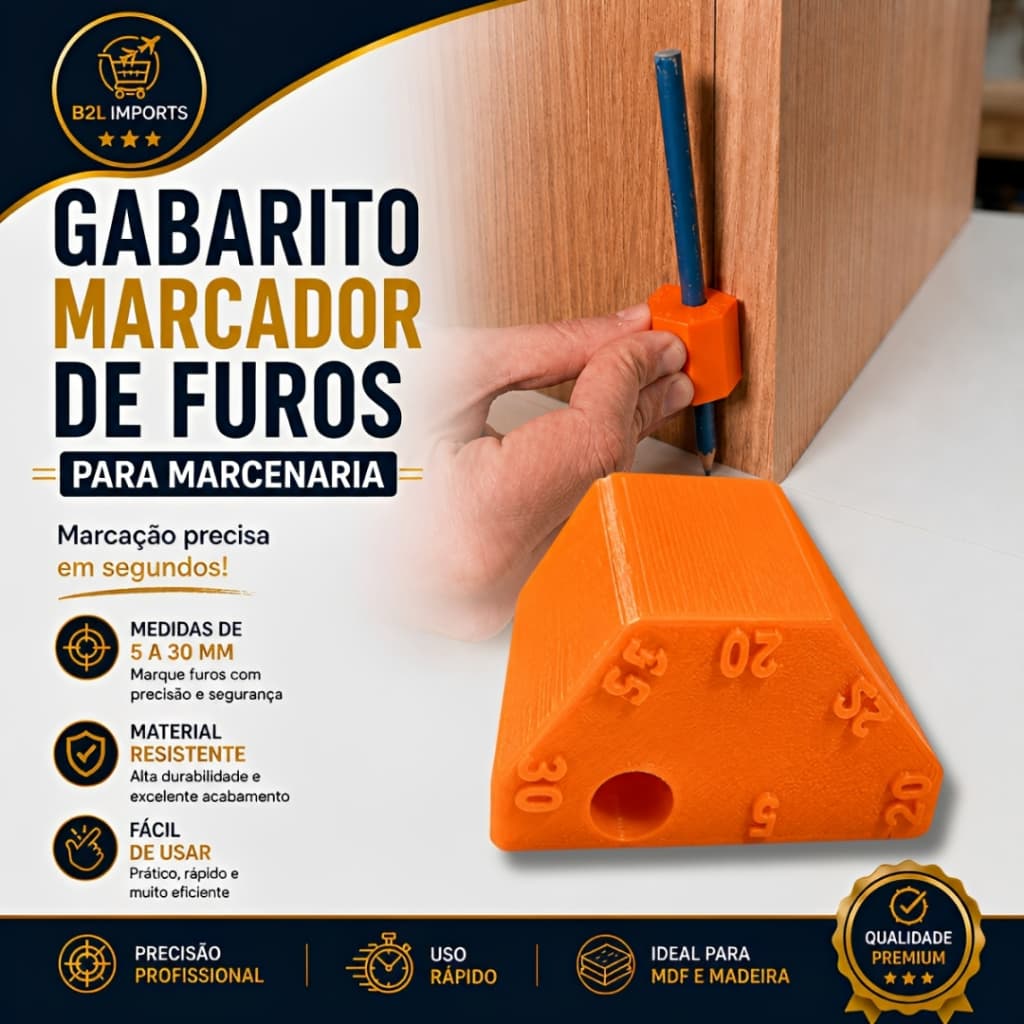 Scriber Marcenaria e Carpintaria Ferramenta Marcador de Traçado Multi Medida 5 a 30mm Riscador