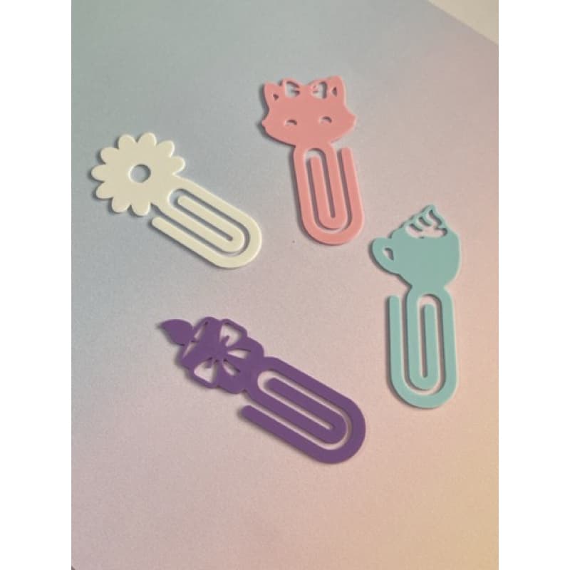 Kit com 10 Clipes de Papel Decorativos