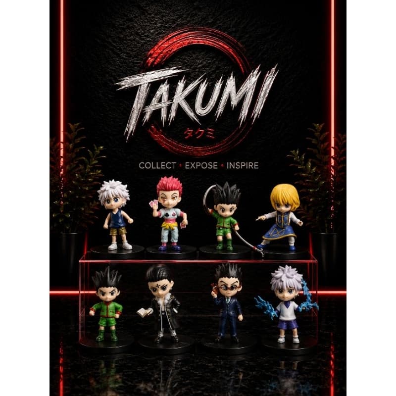 Kit 8 Figures Hunter x Hunter Gon Killua Hisoka Anime Miniaturas
