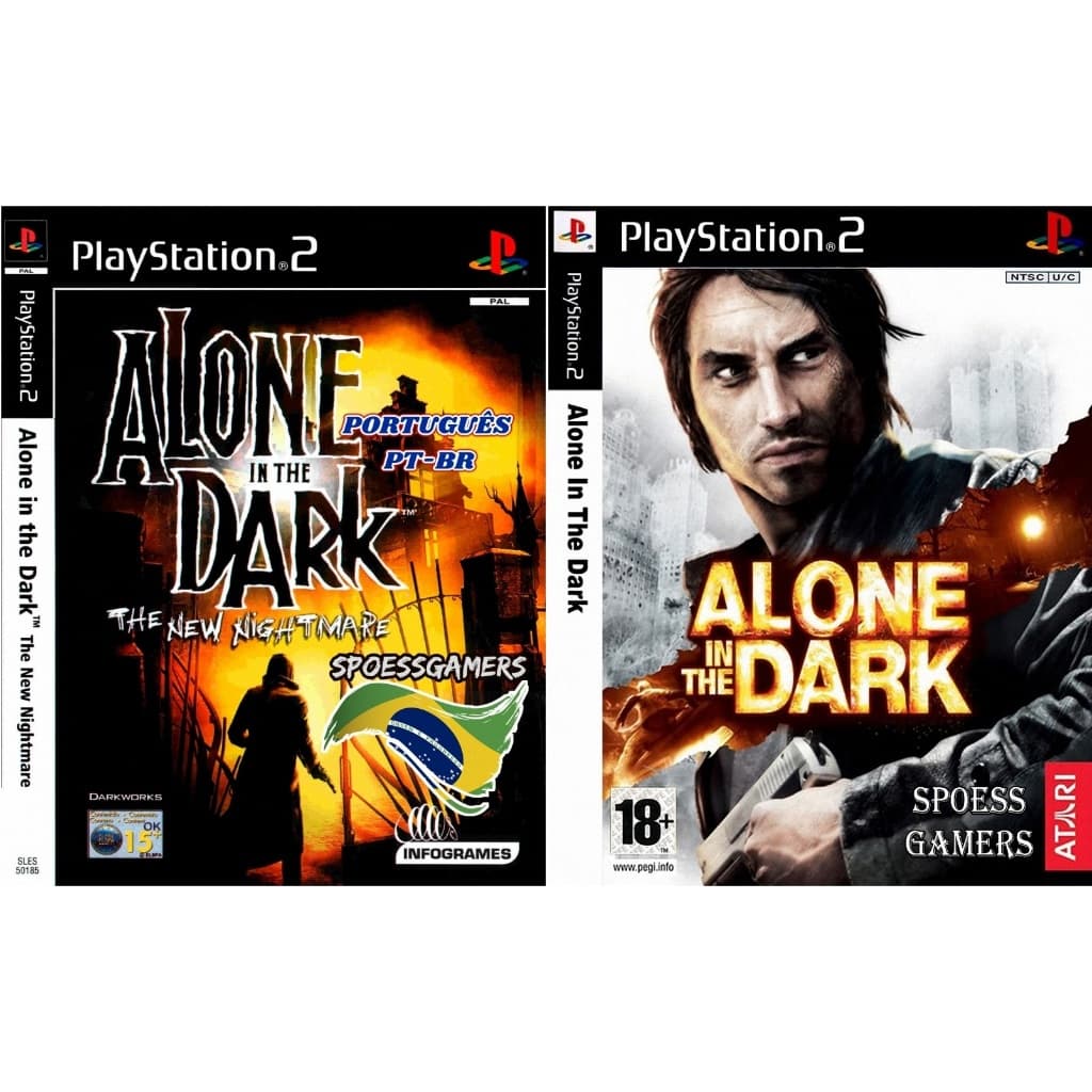 Alone in the Dark PS2 Compatível | The New Nightmare + Near Death Investigation | Terror
