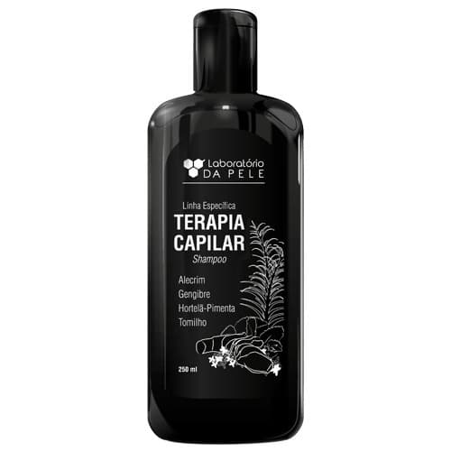 Shampoo Óleos Essenciais Gengibre, Tomilho, Hortelã Pimenta - 250ml / 1000ML Terapia Capilar Laboratório da Pele cabelo