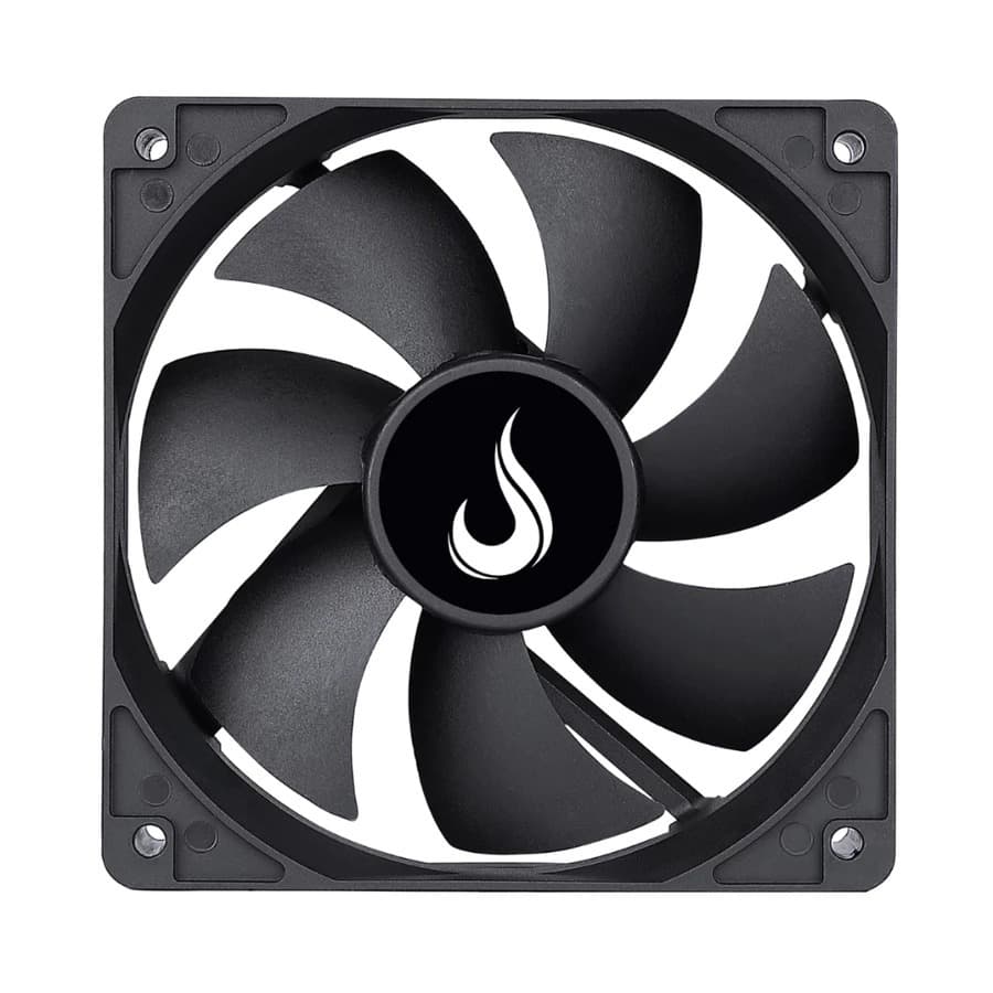 Kit Cooler Fan Rise Mode Black 120mm Molex Gabinete PC