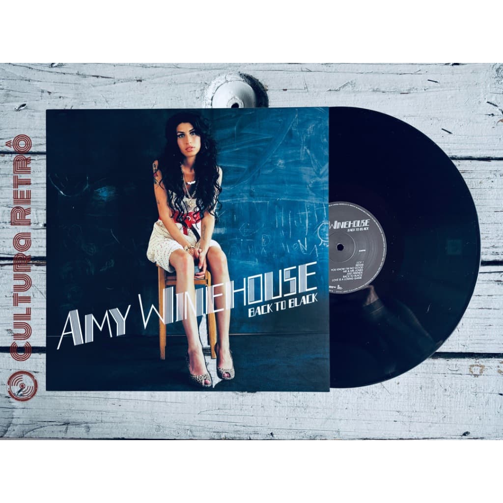 LP BACK TO BLACK AMY WINEHOUSE 2007 ( LACRADO/ PRETA) REHAB