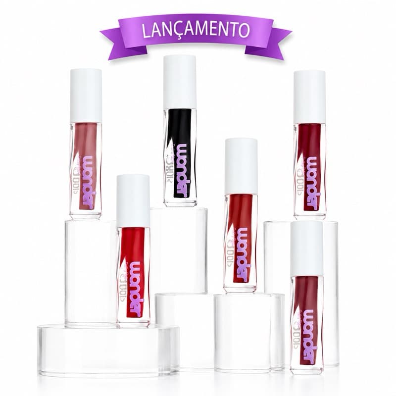 Batom liquido linha  wonder ruby rose