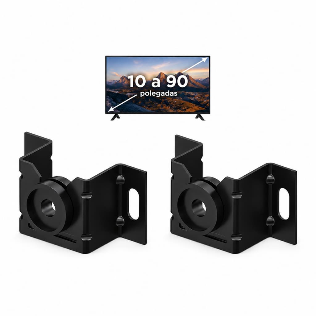 Suporte Tv Fixo Universal Led, Lcd, Smart 10" A 90" Polegadas Brasforma