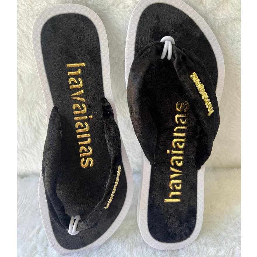 Chinelo Feminino De Tecido Aveludado Super Confortável Macio confortável