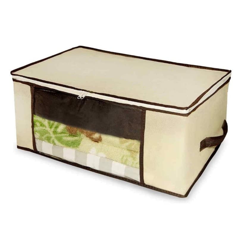 Kit 2 Caixas Organizadoras Multiuso Dobrável Anti-mofo 45x45x20