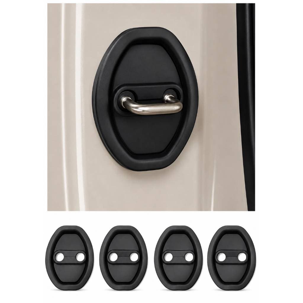 Kit Protetor de Porta do Carro 4 Peças Amortecedor Borracha Anti Colisão