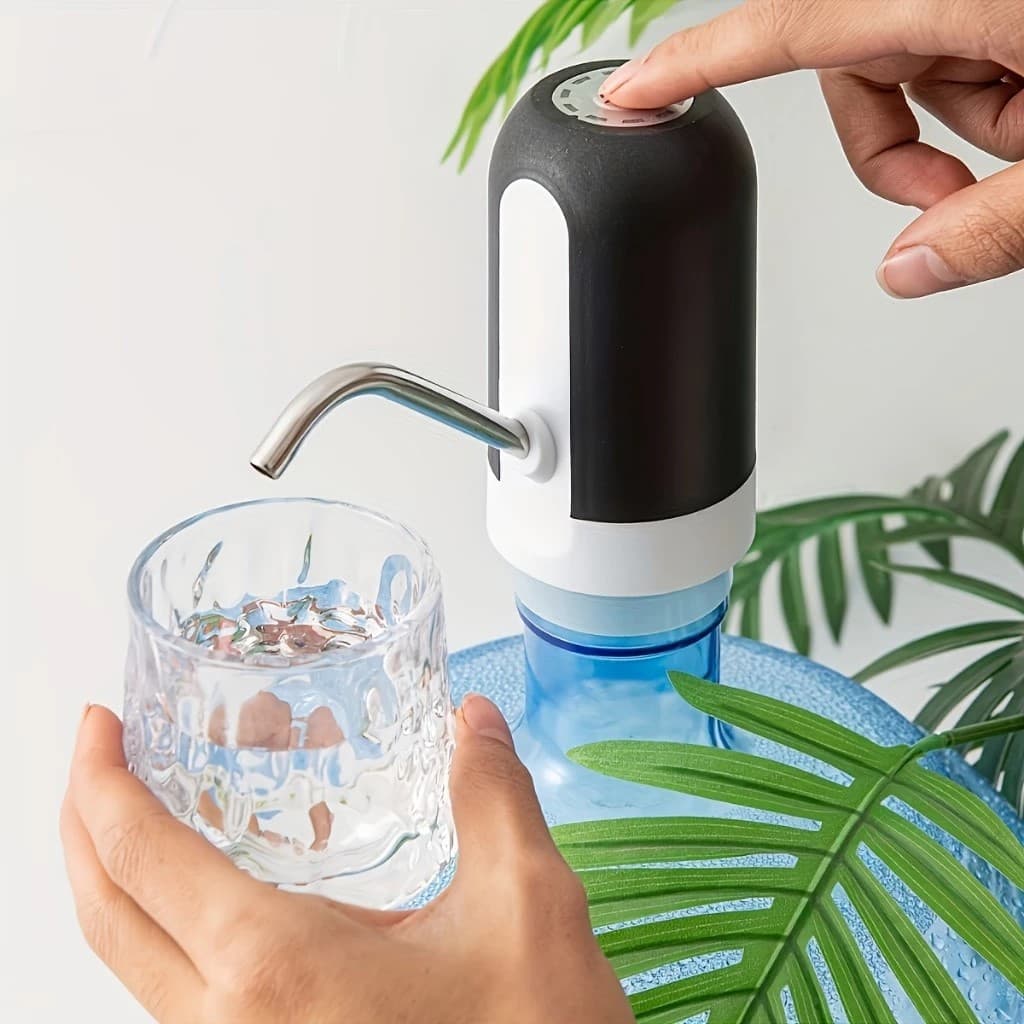Bomba Elétrica para Galão 20L com Carregamento USB Recarregável