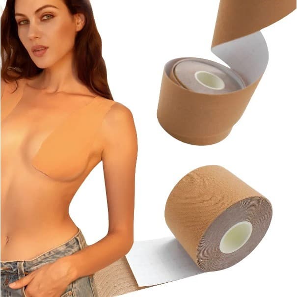 Kit 2 Sutia Adesivo Levanta Peito Seio Fita Up Invisivel