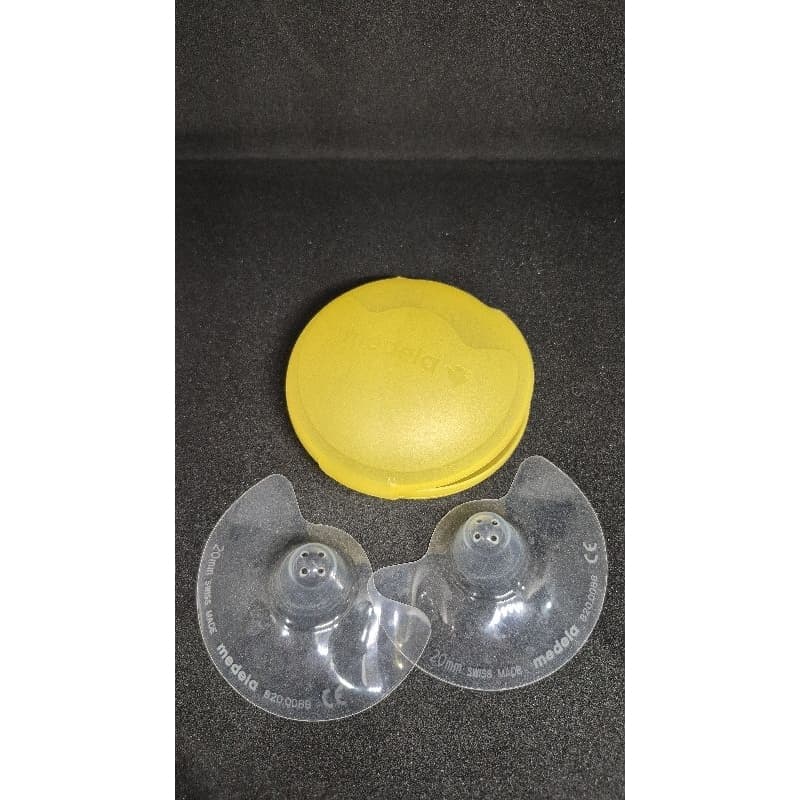 Protetor de Mamilo Medela 20mm Kit 2 Unidades com Estojo Nunca Usado