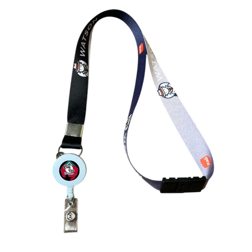 20 Cordões para Crachá 20mm com Trava de Segurança & Roller Clip Personalizados
