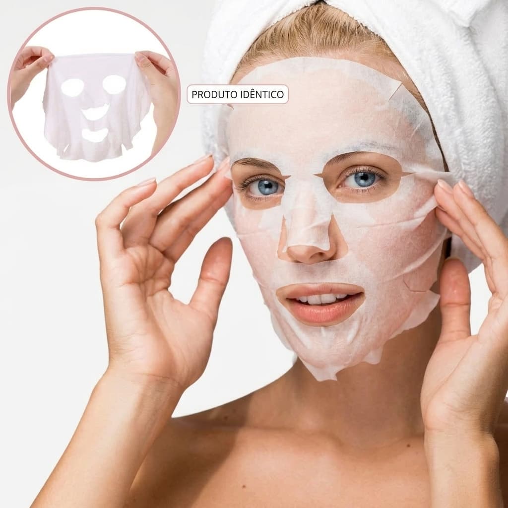 Kit 50/100/150 Máscara Facial Comprimida para Tratamento facial/Kit Diy Compressed Mask Skin Care