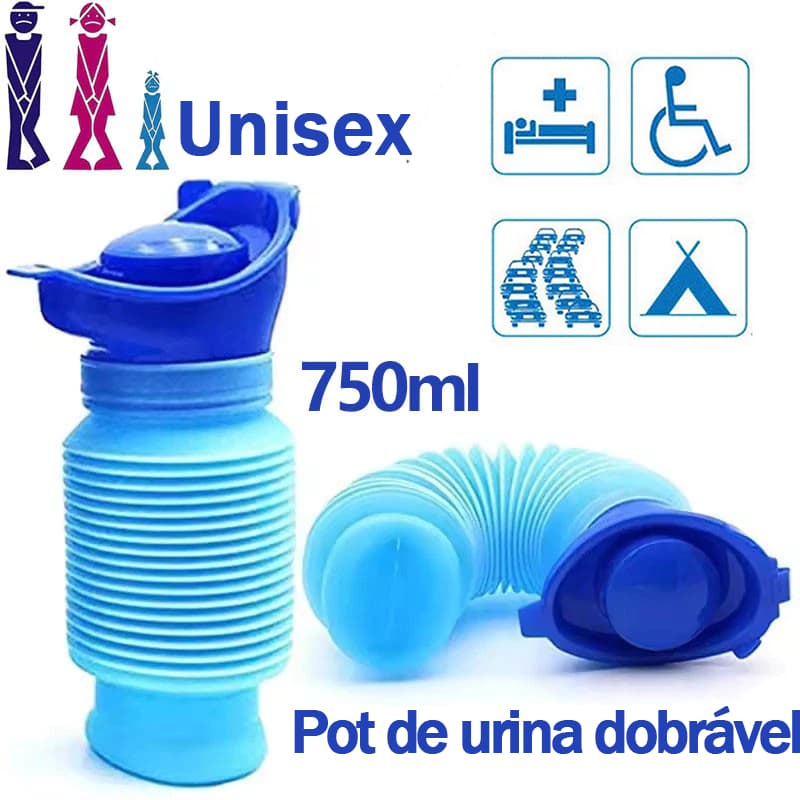 Urinol De Emergência Masculino E Feminino Mictorio Portátil Infantil Mictório Retrátil Urinol Feminino 750ML