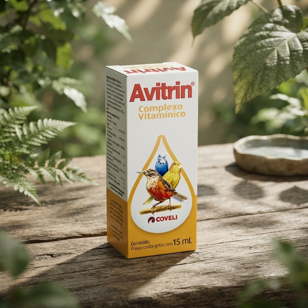 Avitrin Complexo Vitamínico 15ml Coveli Suplemento Para Aves