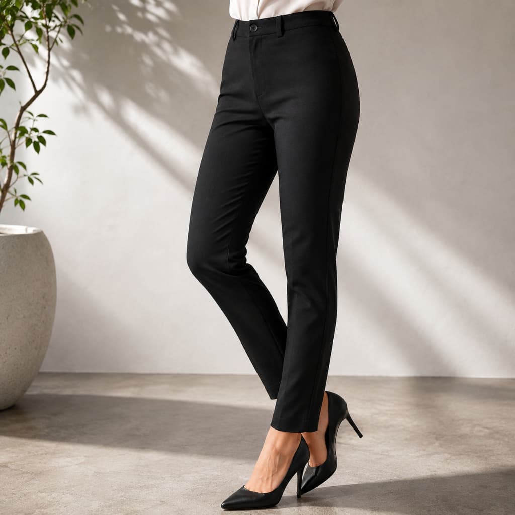 Calça Social Feminina Preta Conforto Elegante