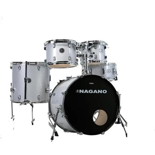 Bateria Nagano Shell Pack Cor Sylver Nova Apenas Tambores