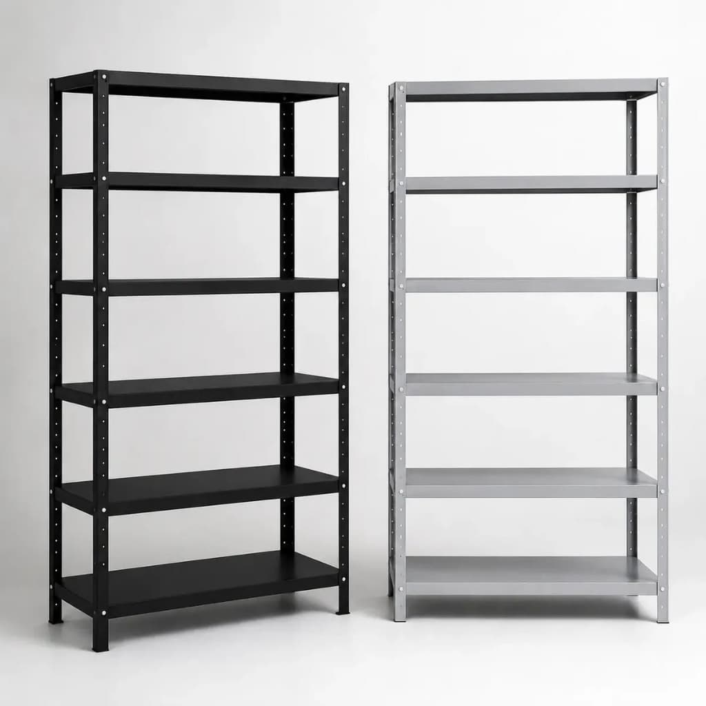 Estante Prateleira Industrial Armario em Aço 6 Bandejas 198x90 Suporta até 180kg