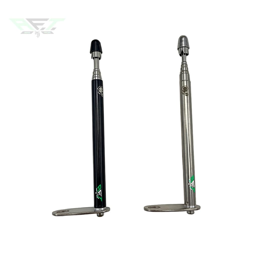 Antena Corta Pipa Moto Retrátil Retrovisor Aço Inox