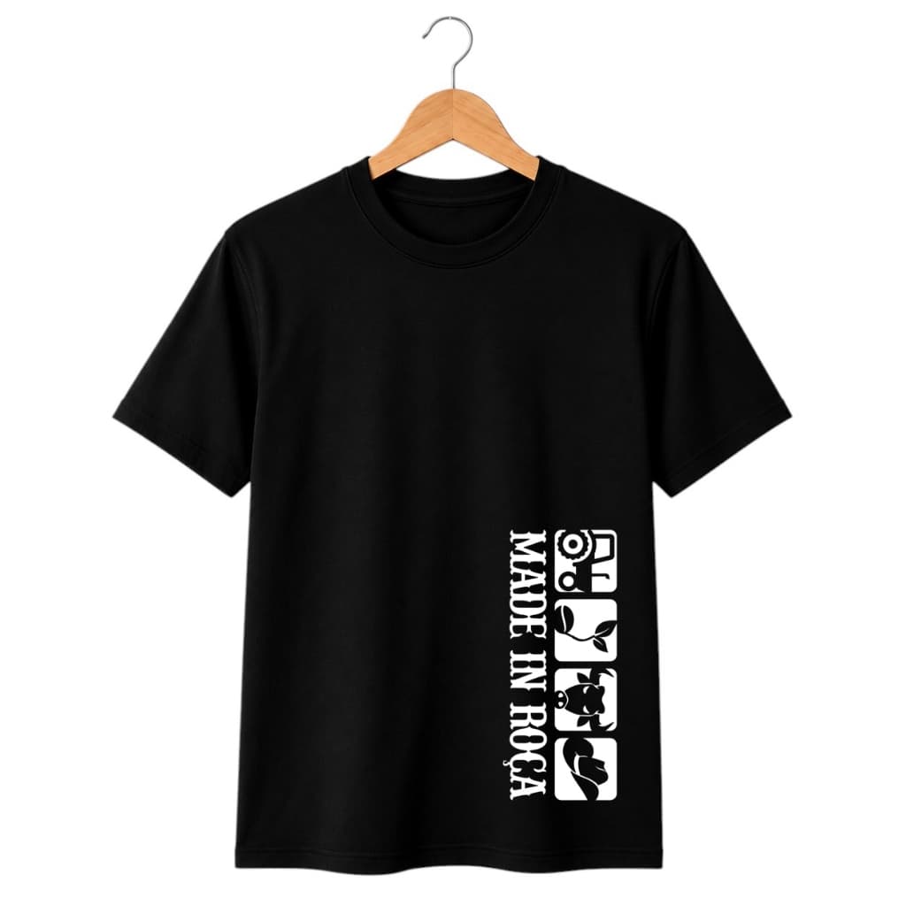 Camiseta Masculina Country Madeinroça Camisa Malha Algodão