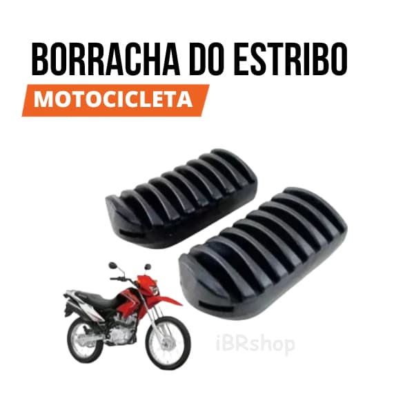 Borracha Estribo Pedaleira Dianteira NXR125 150 BROS / TORNADO / FALCON