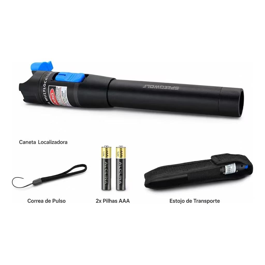 Caneta Laser Visualizador De Falhas Fibra Óptica 5mw