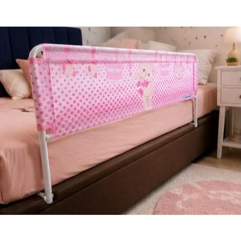 Grade de Cama Urso Rosa Edição especial  para Proteção de Bebê , Crianças e Idosos