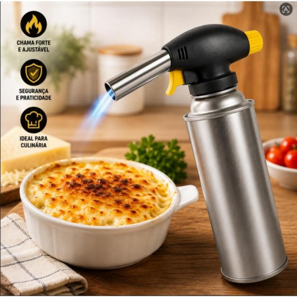 Maçarico Culinário  Recarga Gás Butano 400ml